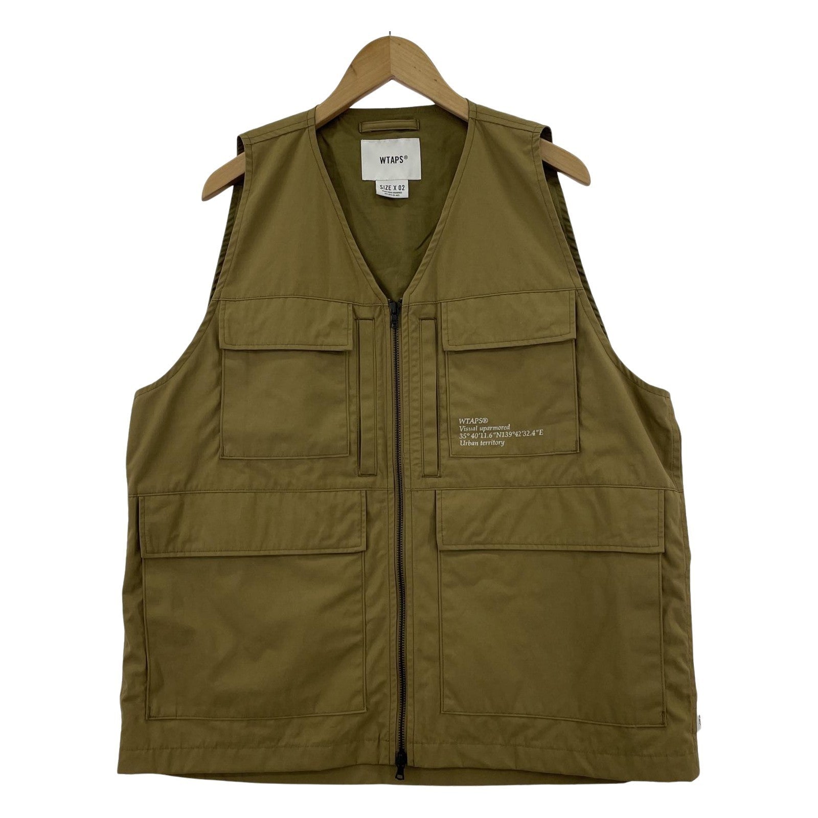 その他アウター WTAPS 22SS LRRP VEST COPO. ブラウン