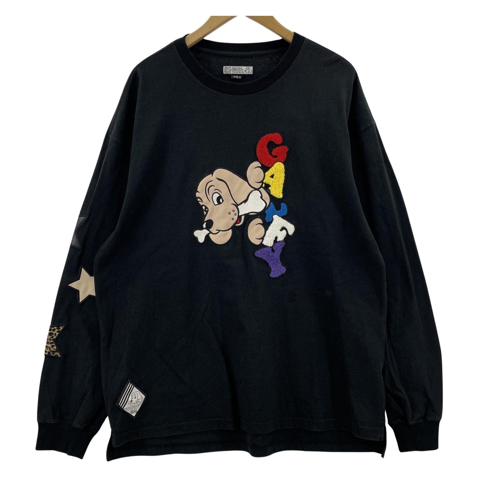 その他トップス GALFY L/Sカットソー L L ブラック