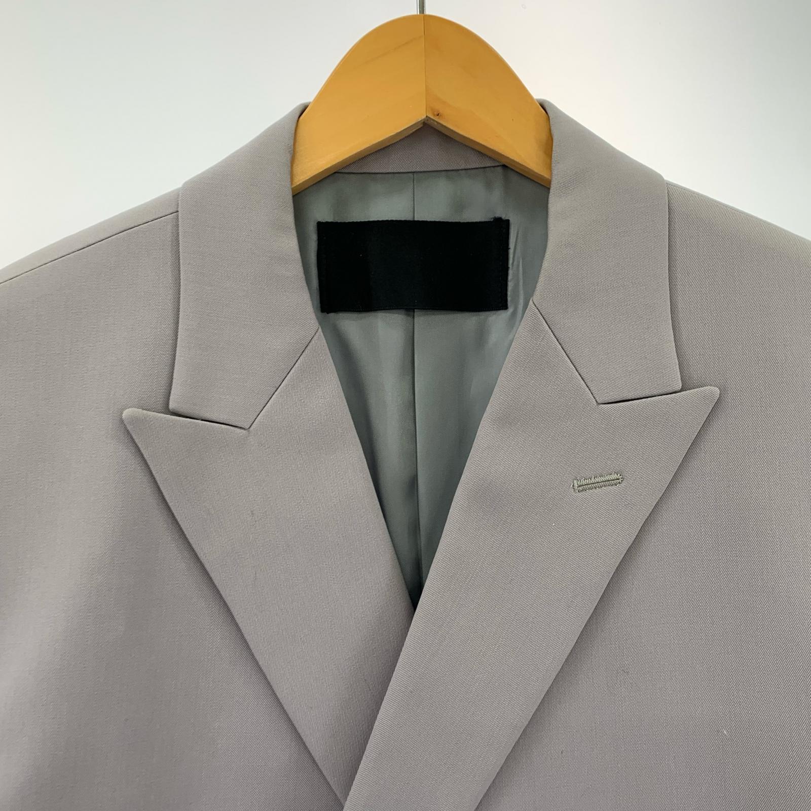 テーラードジャケット 22SS Peaked Lapel Double Jacket 1 1 グレー