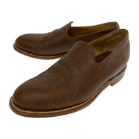 その他靴 unmarked loafer whiskey embroidery ブラウン