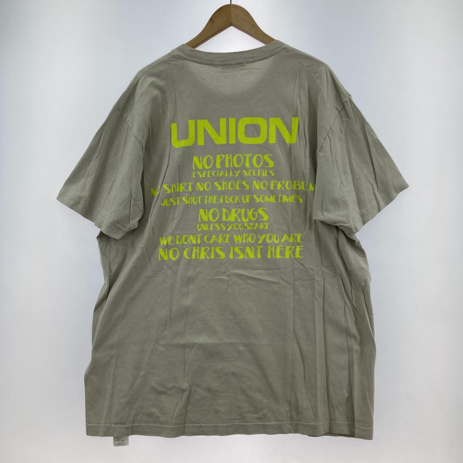 その他トップス UNION プリントTシャツ コンクリート (4) ベージュ