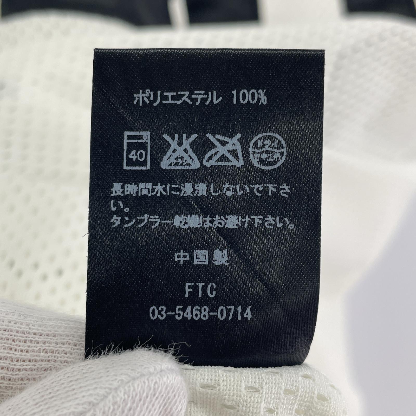 長袖シャツ FTC メッシュ ベースボールシャツ 白 L ホワイト