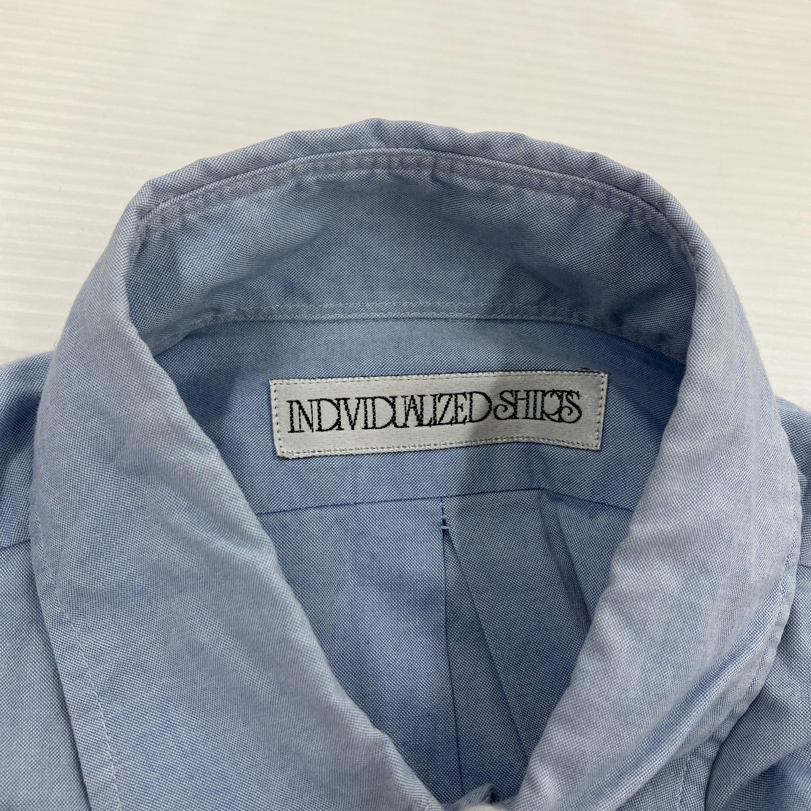 長袖シャツ INDIVIDUALIZED SHIRTS L/S シャツ ブルー