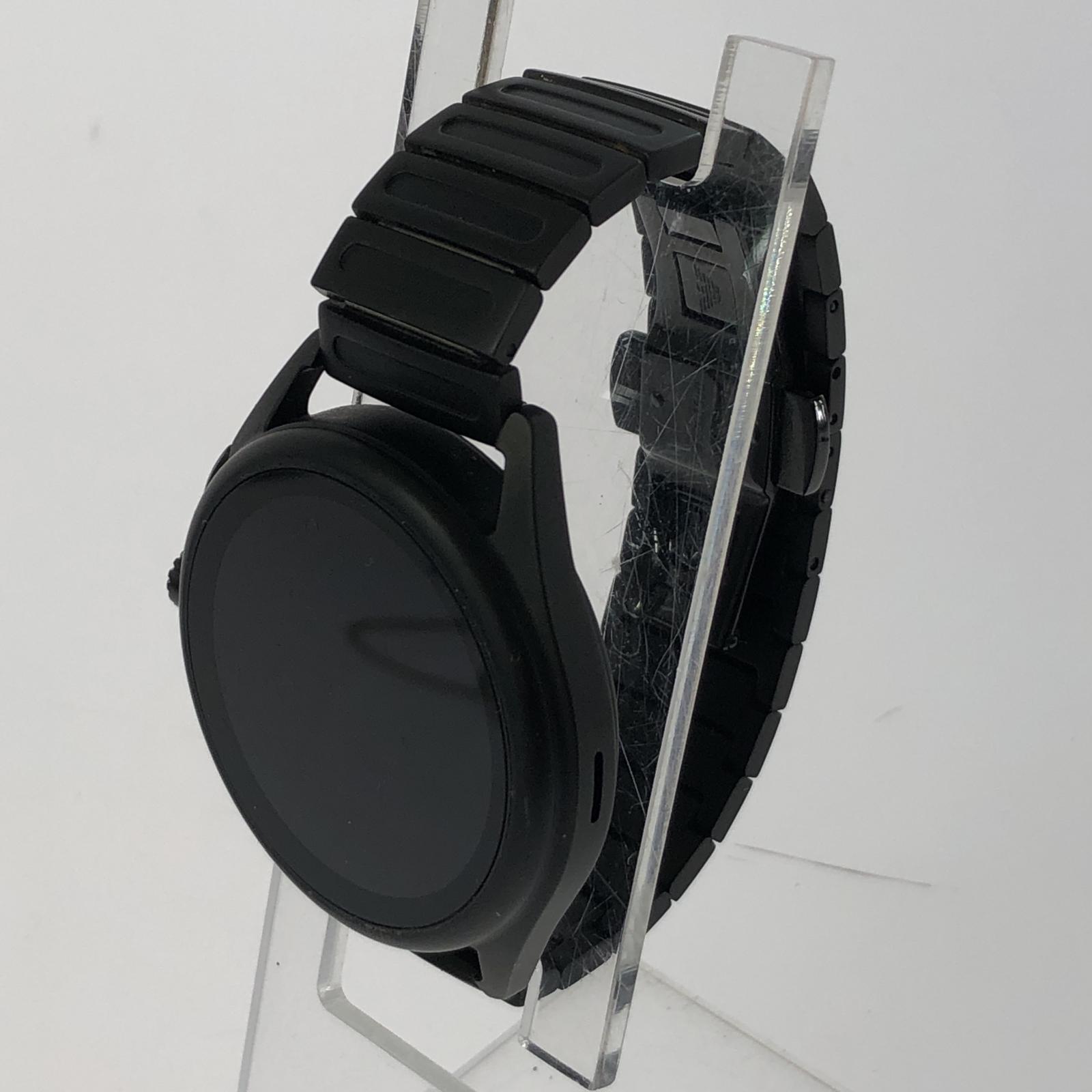 腕時計 EMPORIO ARMANI スマートウォッチ ブラック