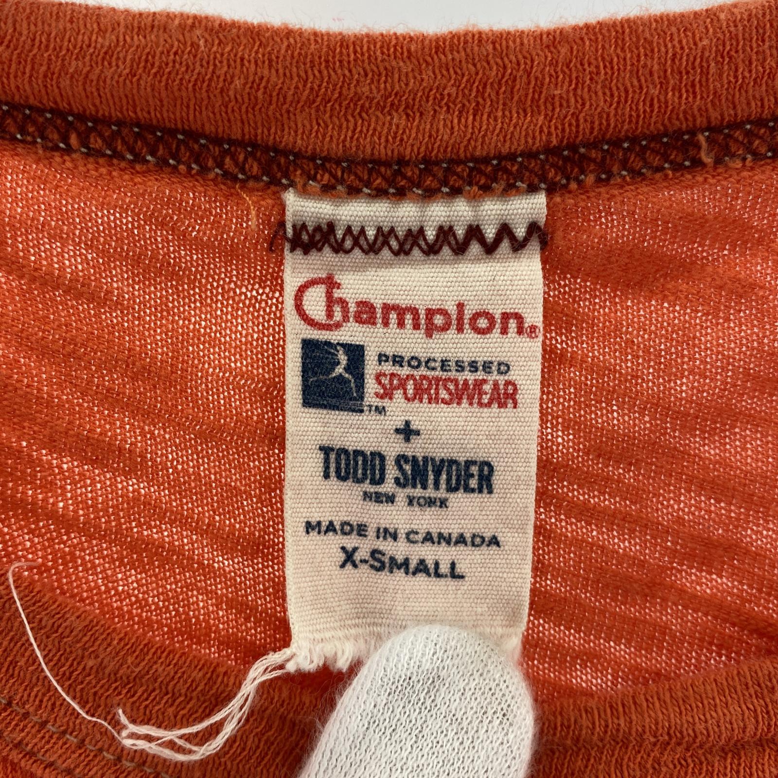 その他トップス Champion TODD SNYDER S/Sプリント