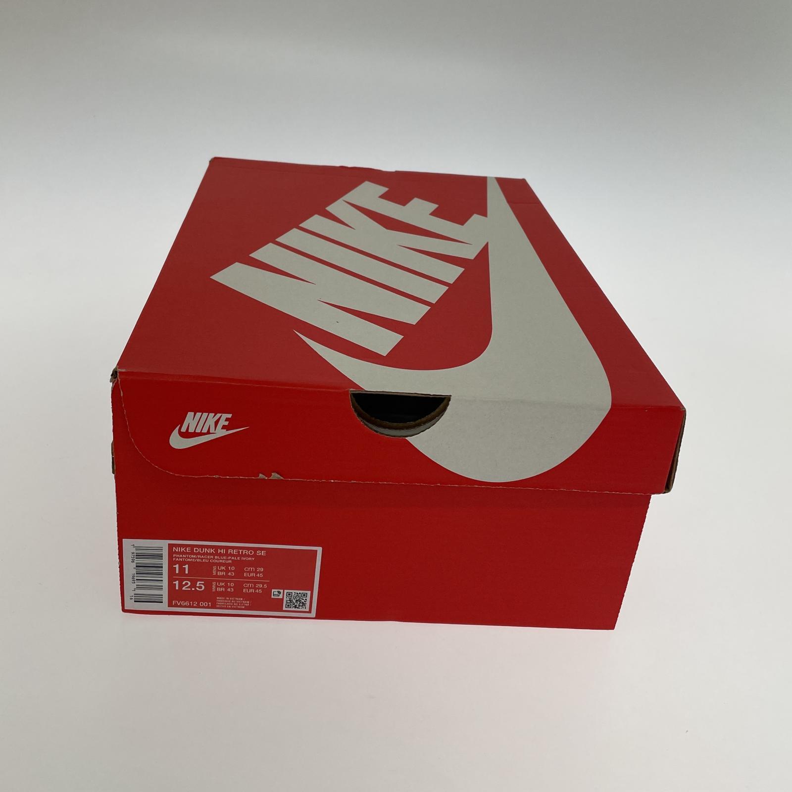 スニーカー NIKE DUNK HI RETRO SE FV6612-001 29.5cm 29.5cm (US11 1/2 UK11 EU49)