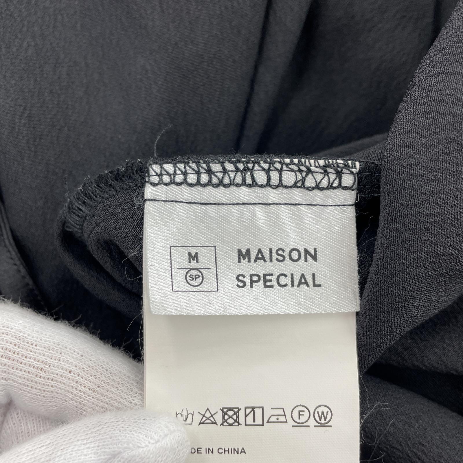 ワンピース MAISON SPECIAL ホルタ?ネックワンピース ブラック F フリー ブラック