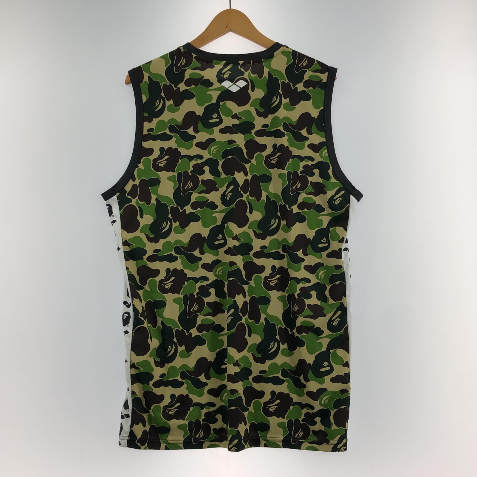 その他トップス A BATHING APE L ARENA BAPE RASH GUARD L L マルチカラー