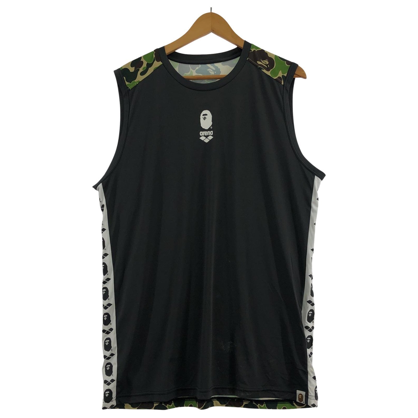 その他トップス A BATHING APE L ARENA BAPE RASH GUARD L L マルチカラー