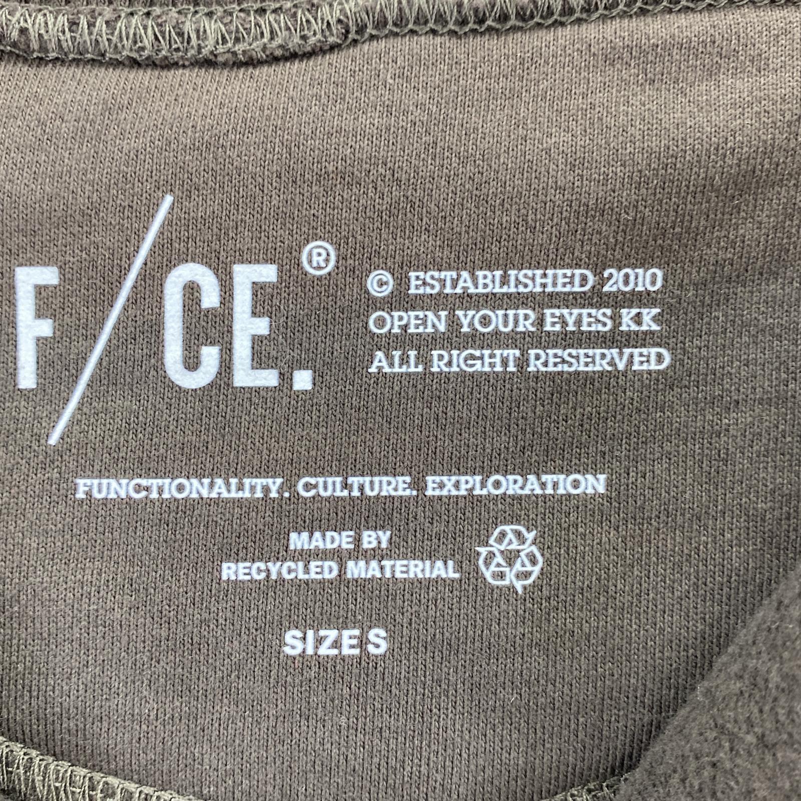 その他アウター F/CE. RE SWEAT EMBROIDERY CROPPED CARDIGAN Charcoal S S カーキ