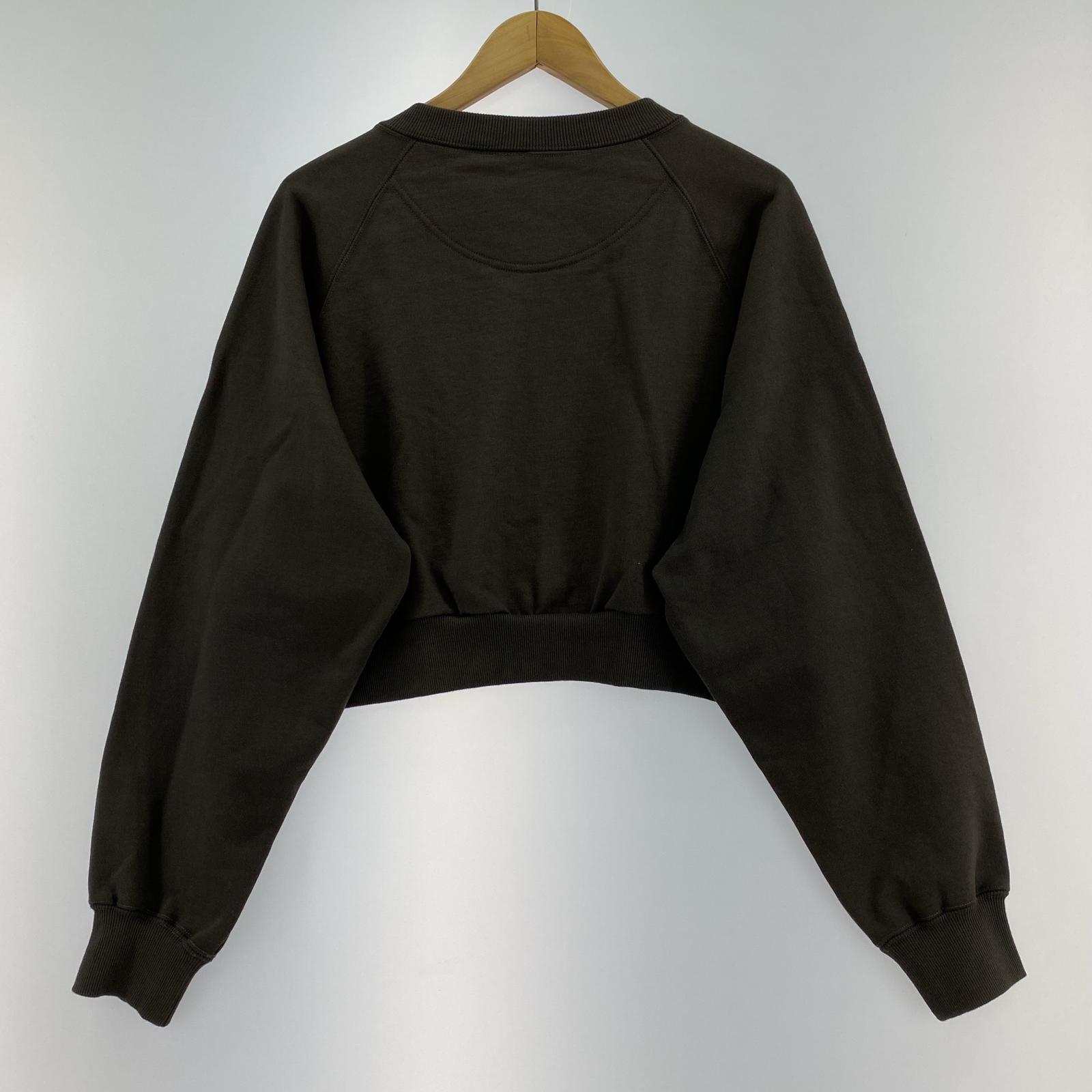 その他アウター F/CE. RE SWEAT EMBROIDERY CROPPED CARDIGAN Charcoal S S カーキ
