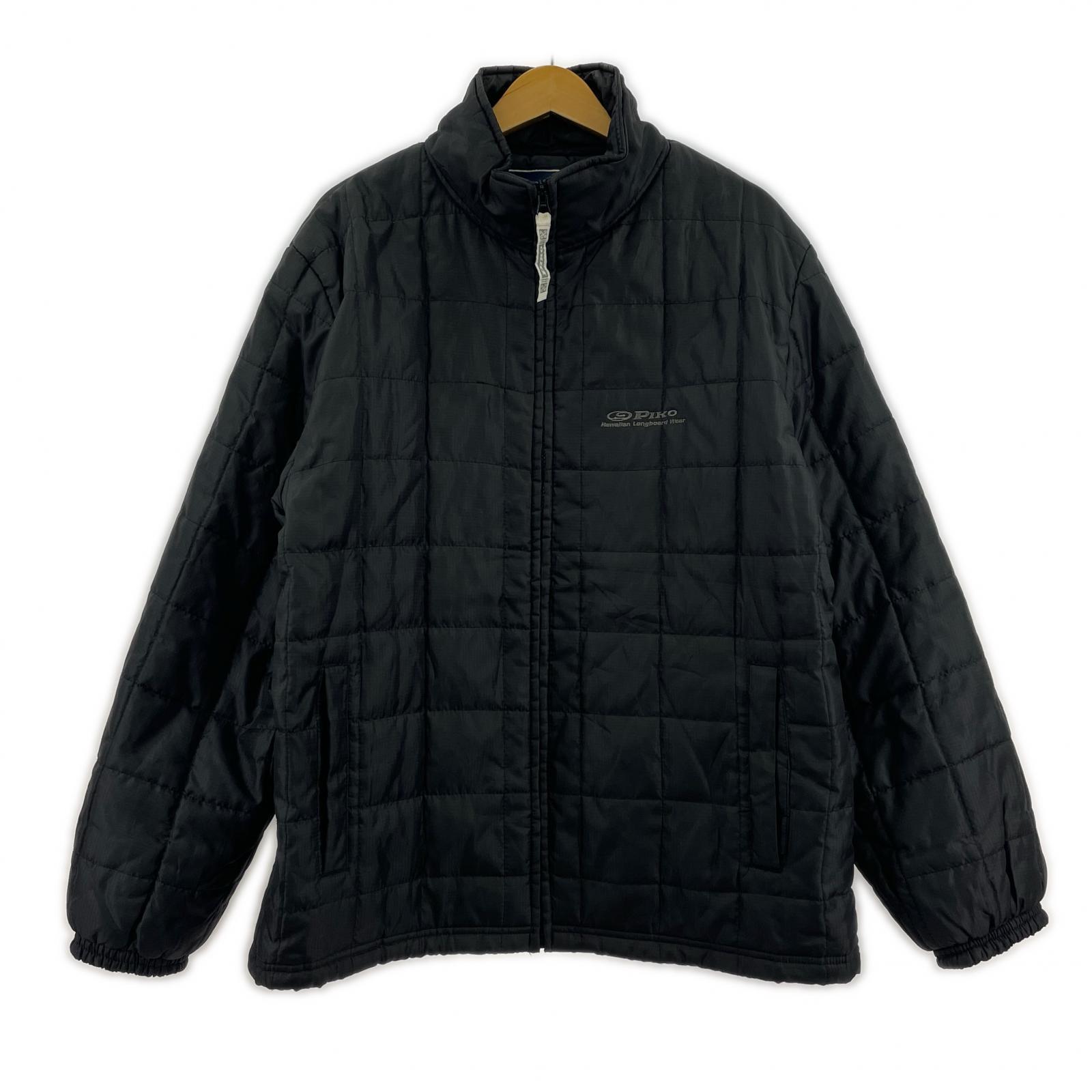 その他アウター PIKO 90s/キルティング中綿ジャケット L L ブラック