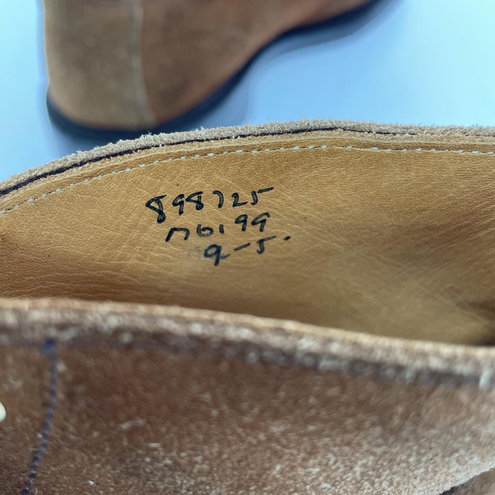 ブーツ Tricker's M6199 7ホールスウェードブーツ(9-5) ブラウン
