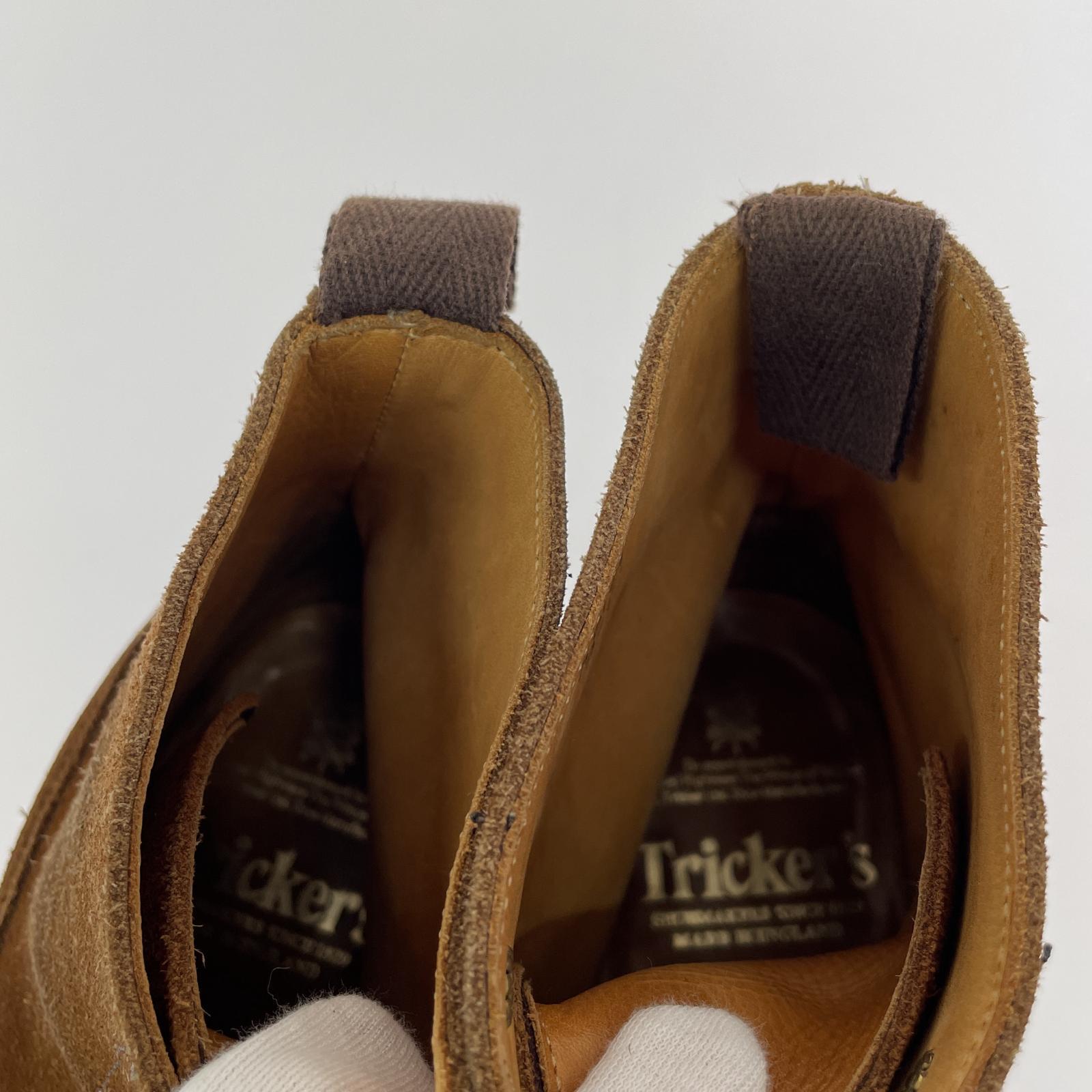 ブーツ Tricker's M6199 7ホールスウェードブーツ(9-5) ブラウン