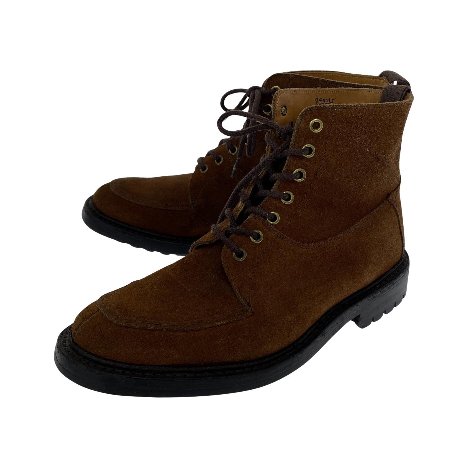 ブーツ Tricker's M6199 7ホールスウェードブーツ(9-5) ブラウン