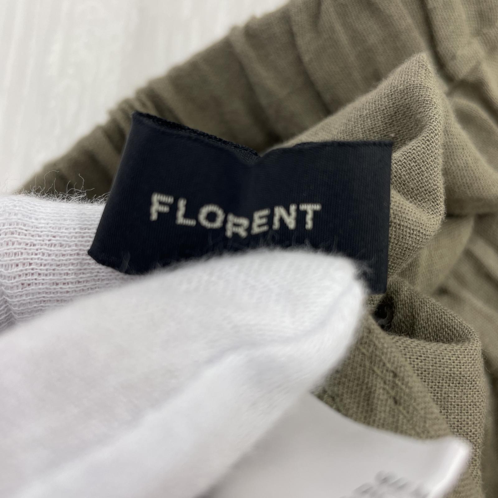 スカート FLORENT リネンスカート 緑 34 グリーン