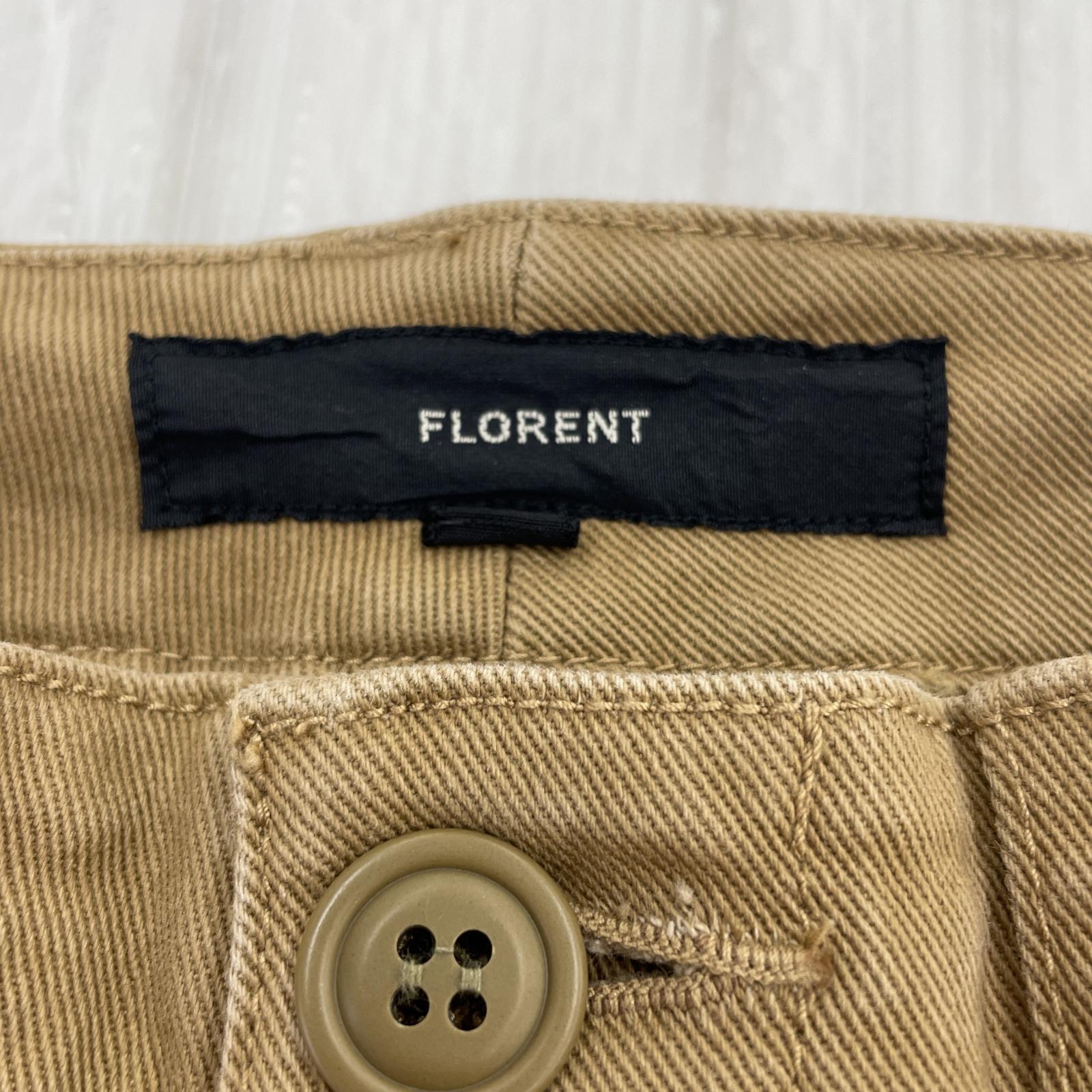 その他ボトムス FLORENT コットンパンツ 茶 36 ブラウン