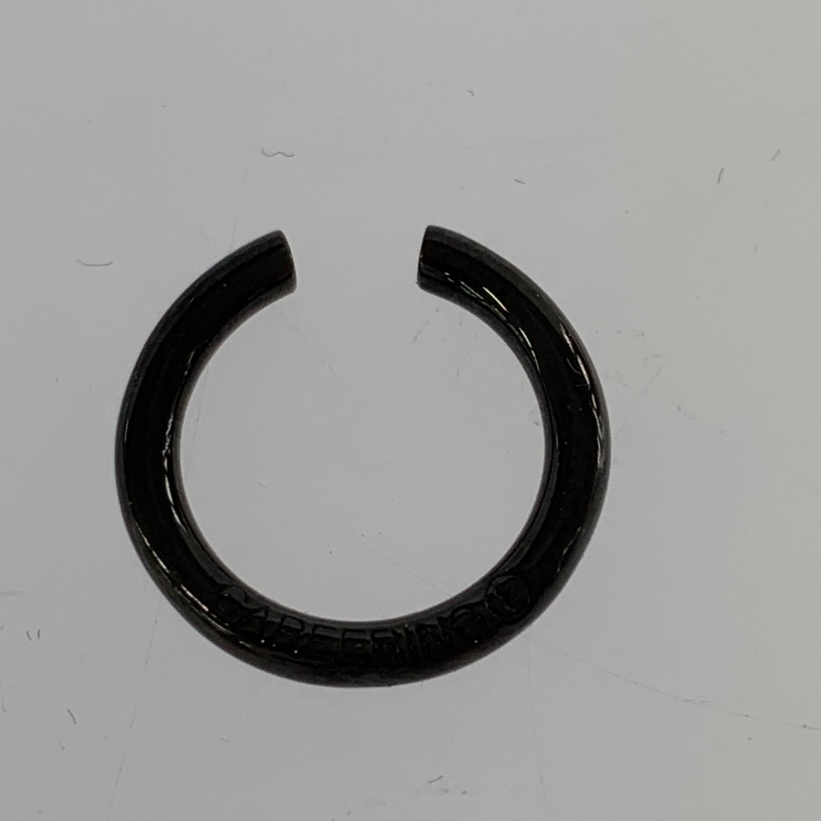 その他アクセサリー CAREERING EAR CUFF BLACK ブラック