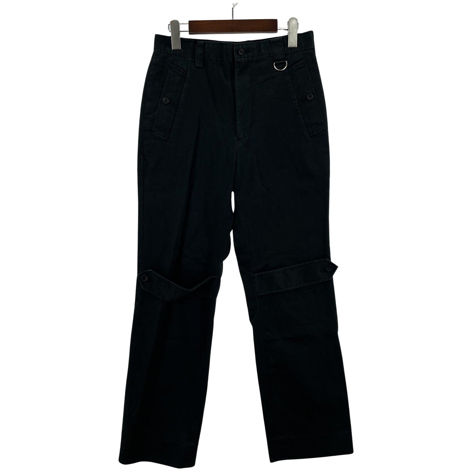 その他ボトムス JOHN LAWRENCE SULLIVAN 19AW コットンパンツ W29 44 ブラック