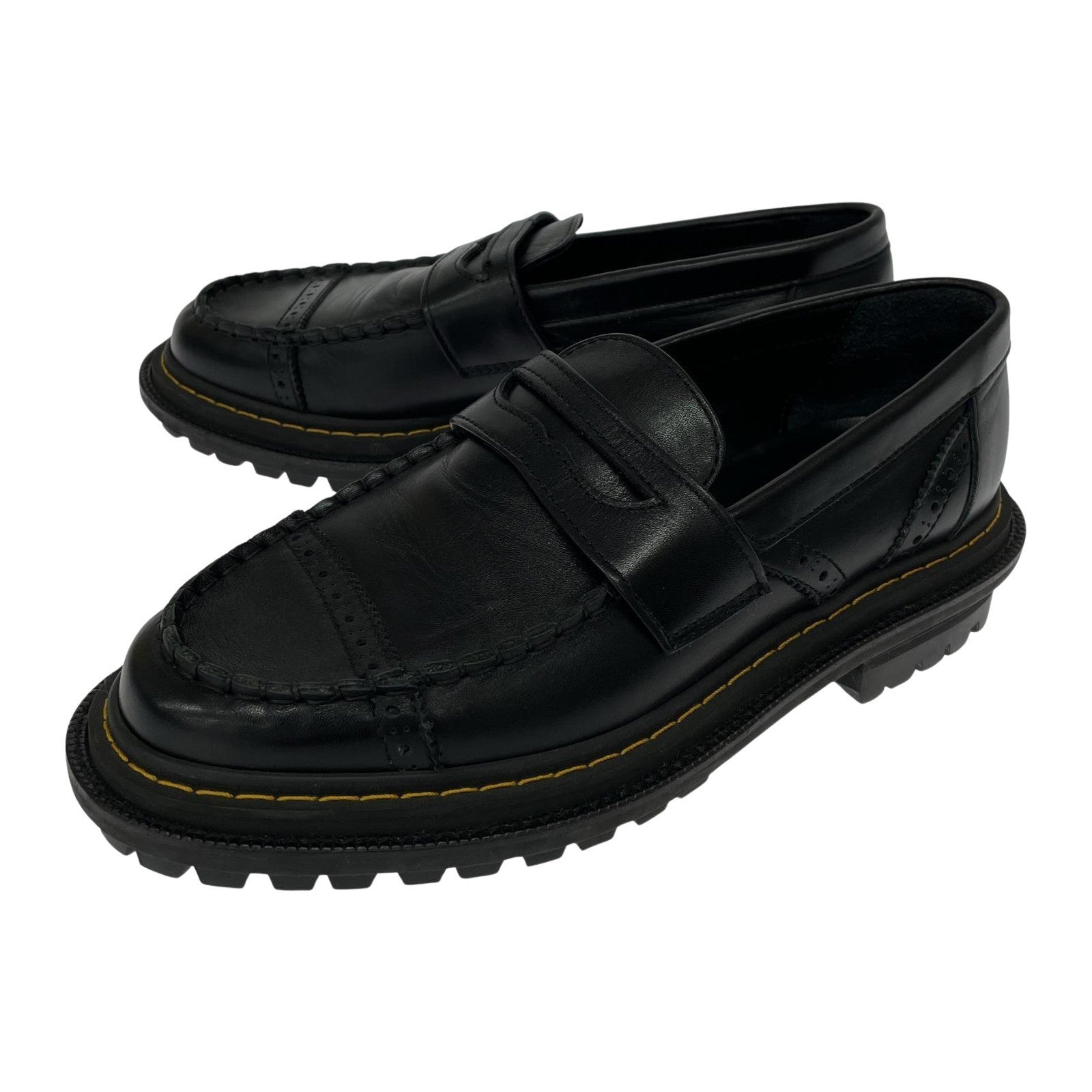 その他靴 Sacai/19SS/COW HIDE コインローファー/41/BLK 41 ブラック