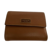コインケース kate spade new york/3つ折り財布 ブラウン