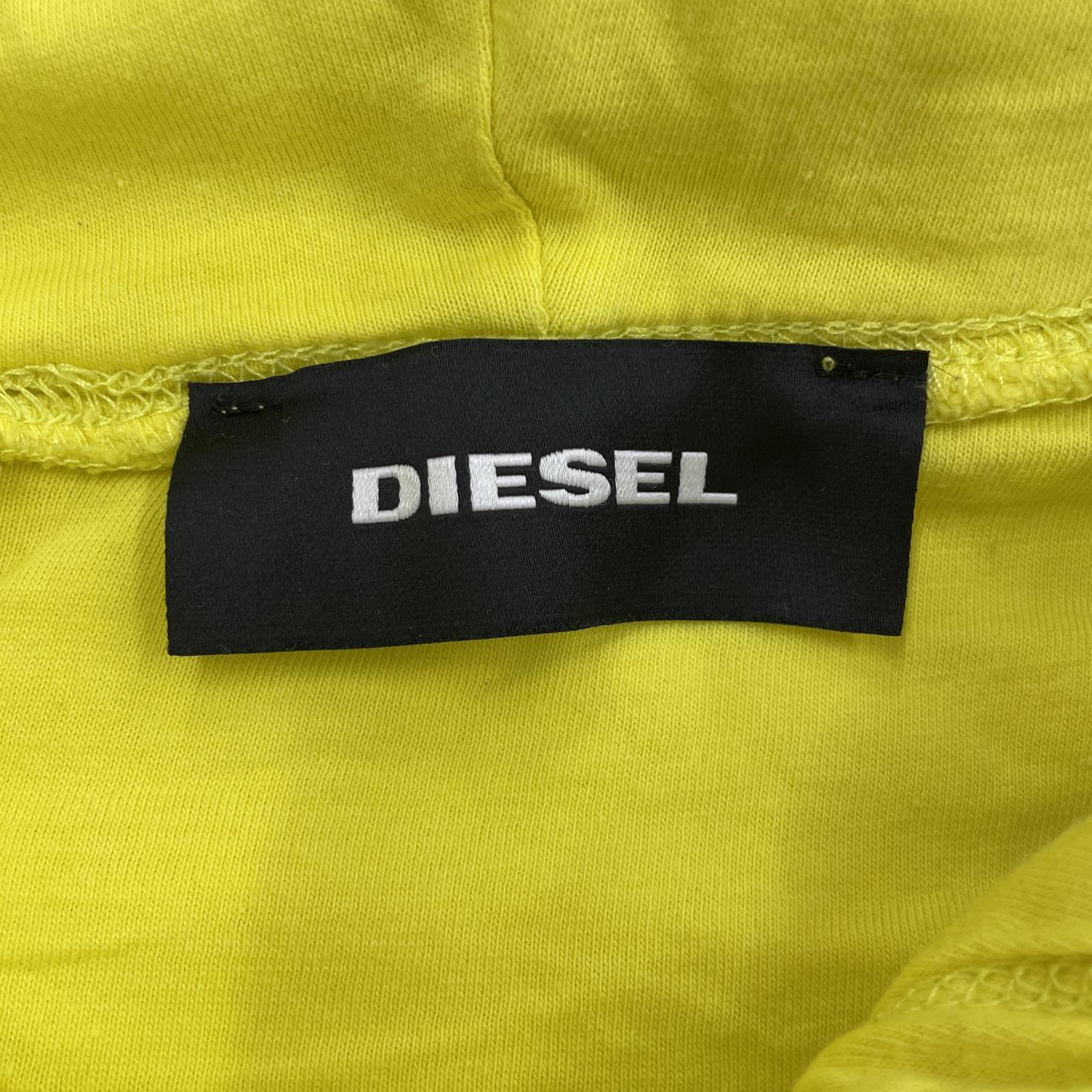 その他トップス DIESEL スウェットパーカー イエロー S S イエロー