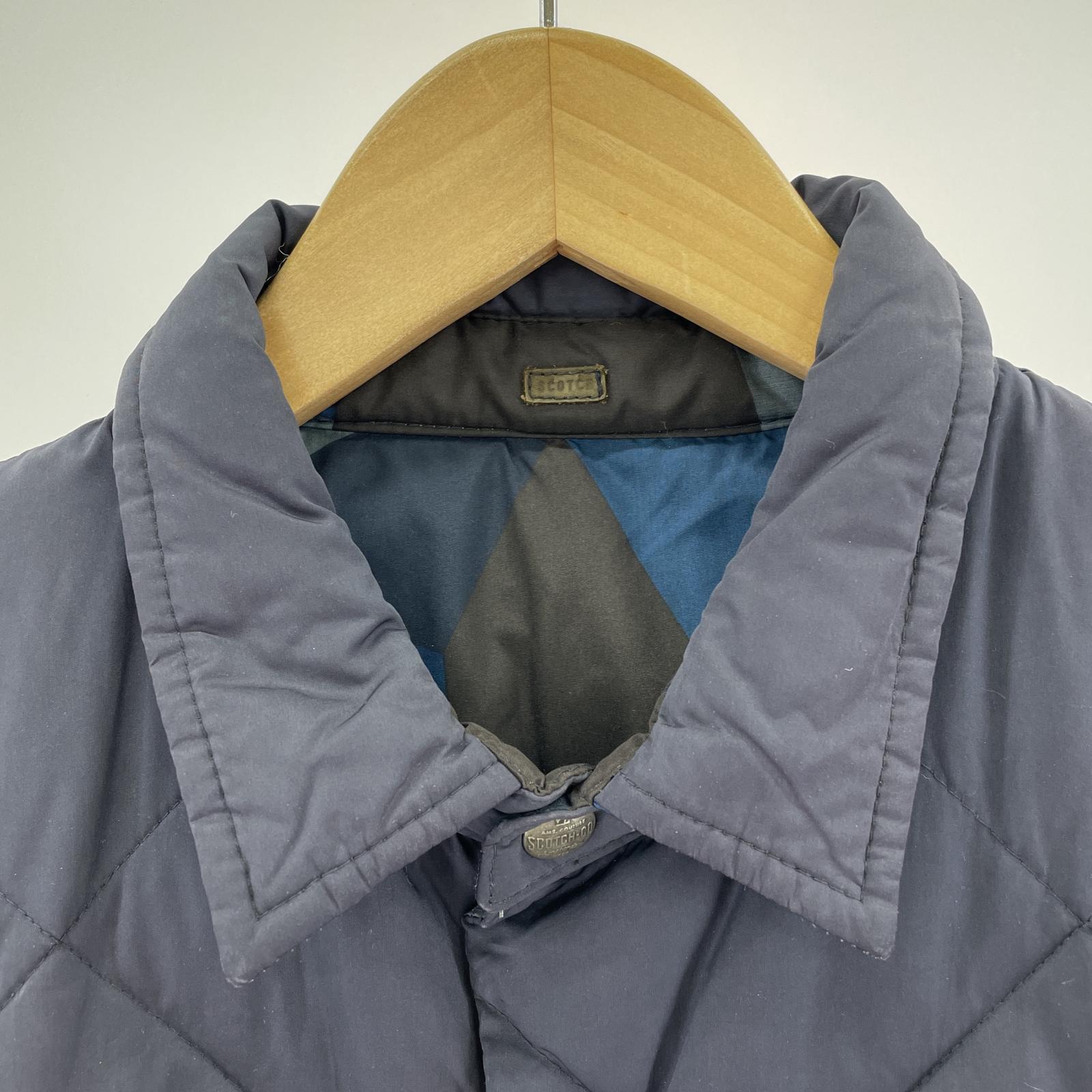 その他アウター SCOTCH&SODA 中綿 リバーシブルキルティング ジャケット ネイビー S