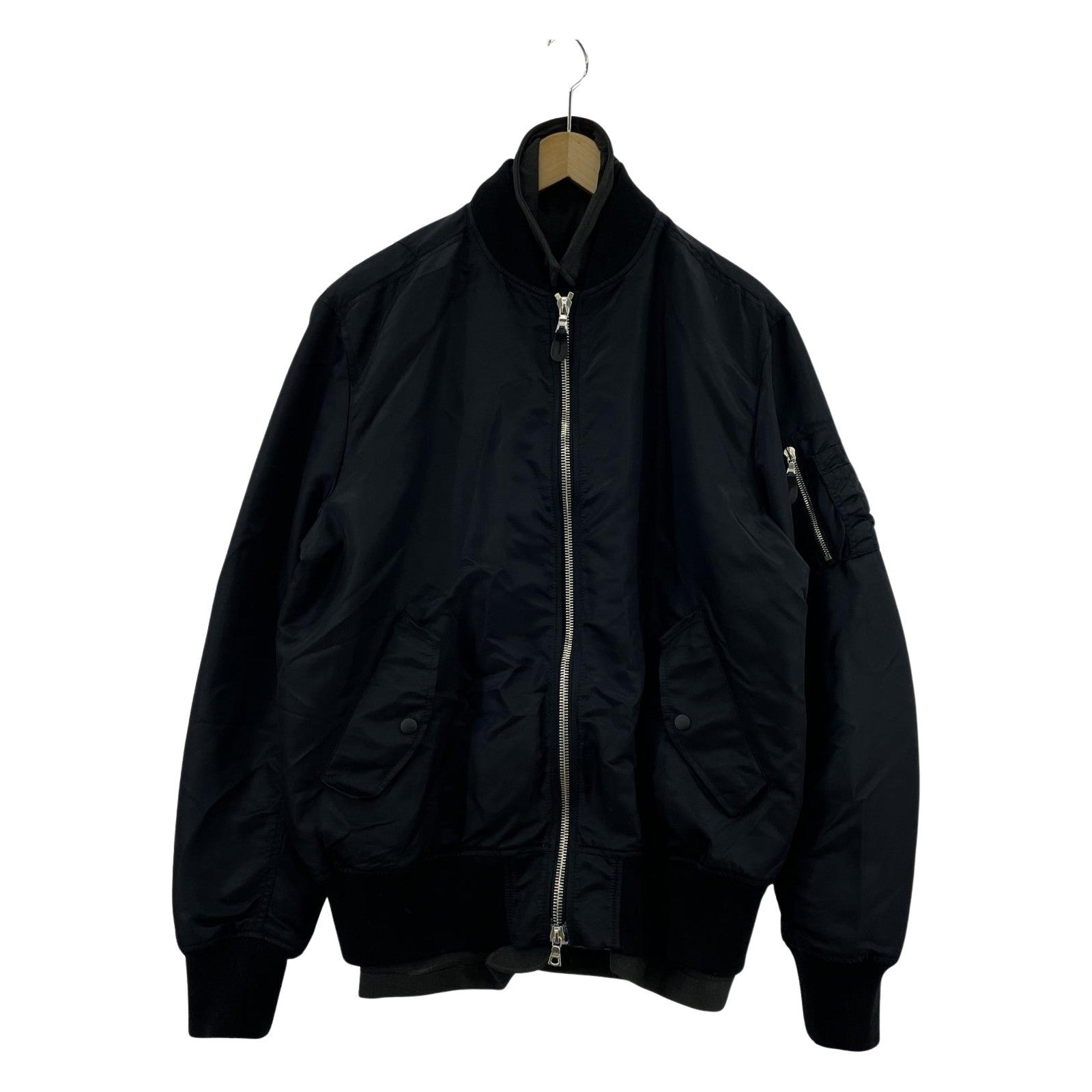 その他アウター uniform experiment 19SS REVERSIBLE MA-1 黒 (4) 4 ブラック