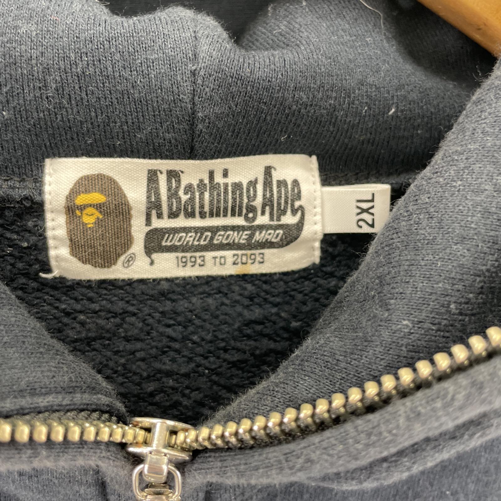 その他アウター A BATHING APE/Shark Full Zip Hoody/2XL/NVY