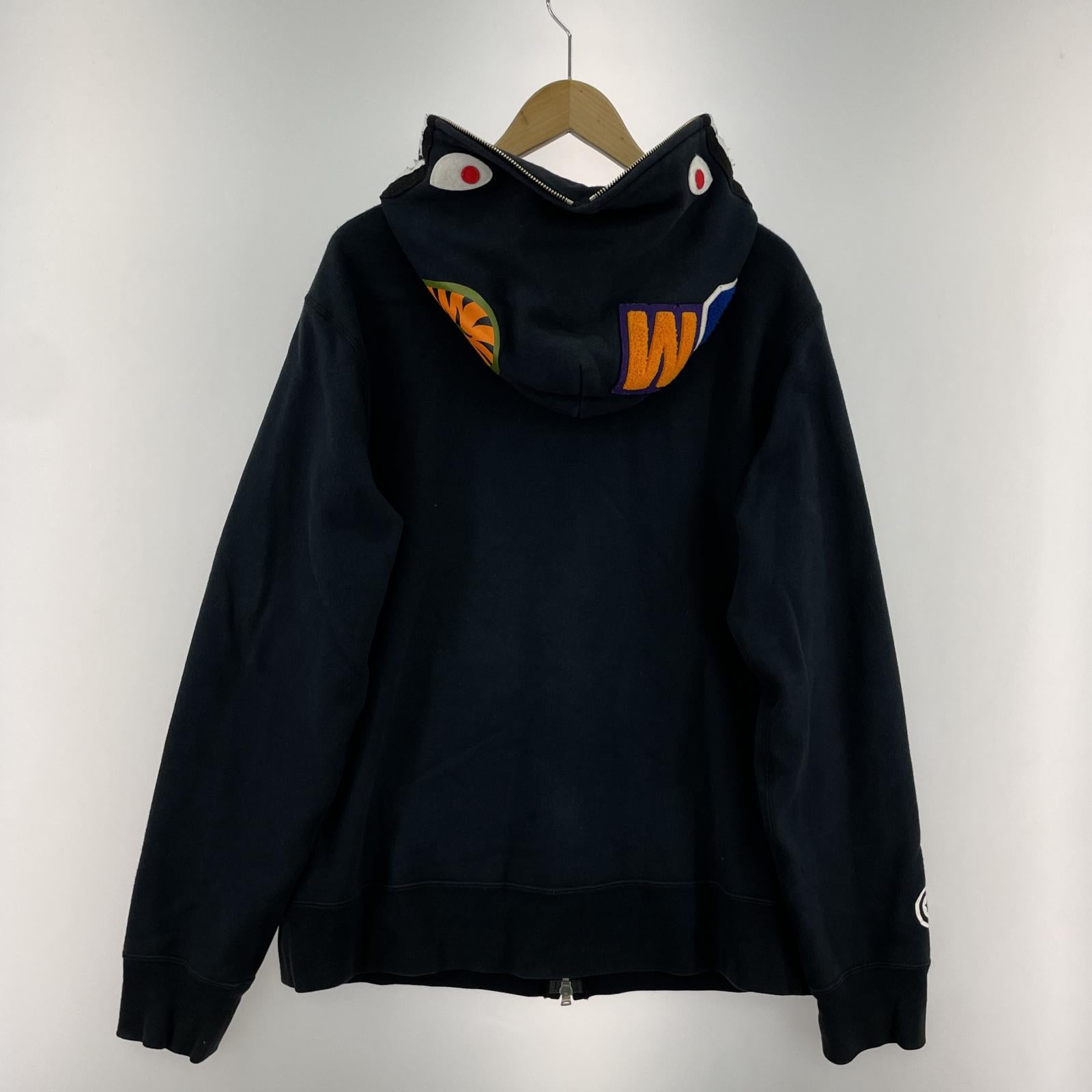 その他アウター A BATHING APE/Shark Full Zip Hoody/2XL/NVY