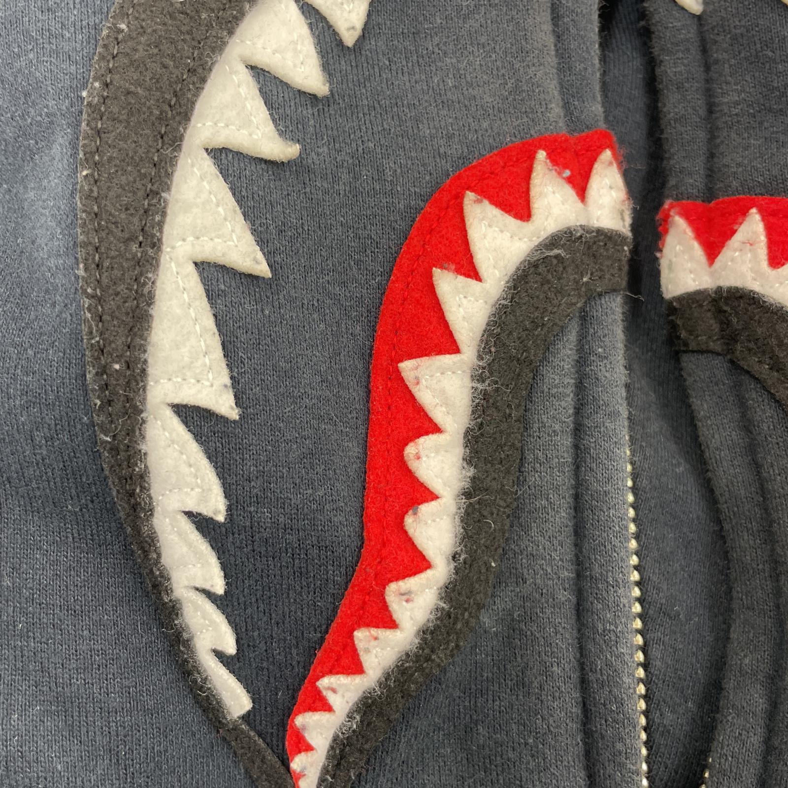 その他アウター A BATHING APE/Shark Full Zip Hoody/2XL/NVY