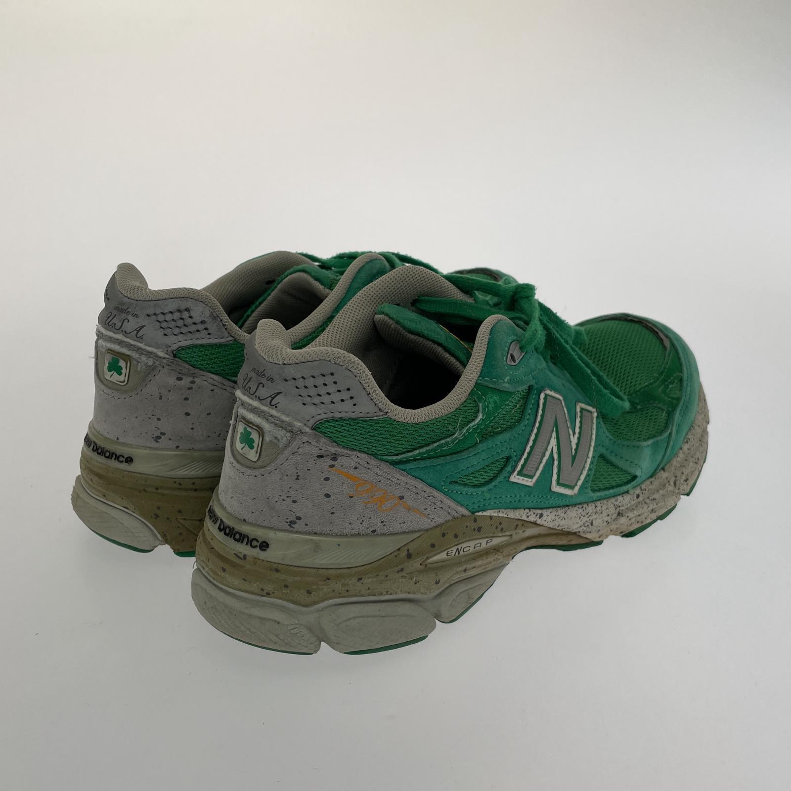 スニーカー NEW BALANCE M990BA3 ボストンマラソン 26.0cm US8 GREEN 26cm (US8 UK7 1/2 EU42) グリーン