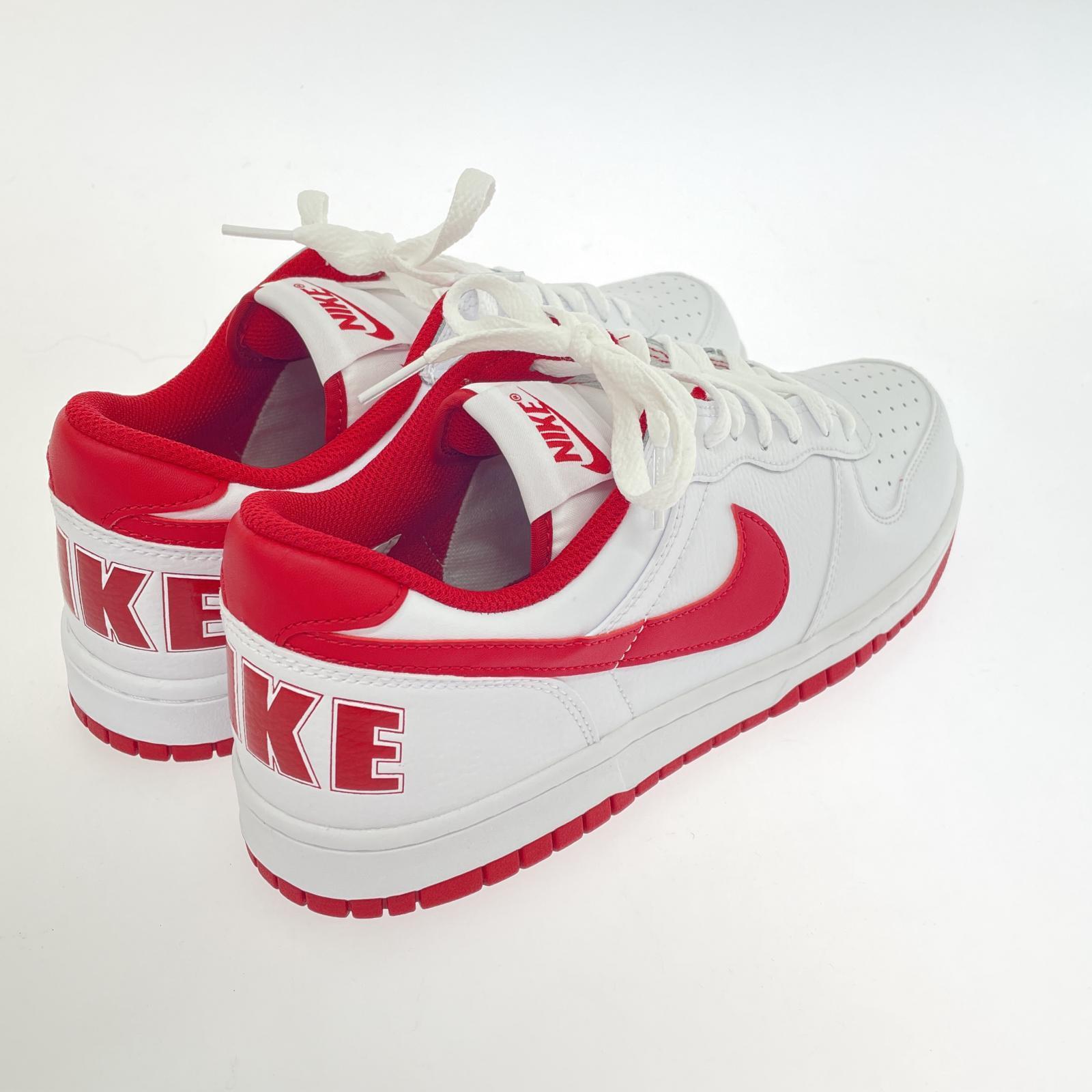 スニーカー Big Nike Low White/Gym Red 28.5cm (US10 1/2 UK10 EU47)