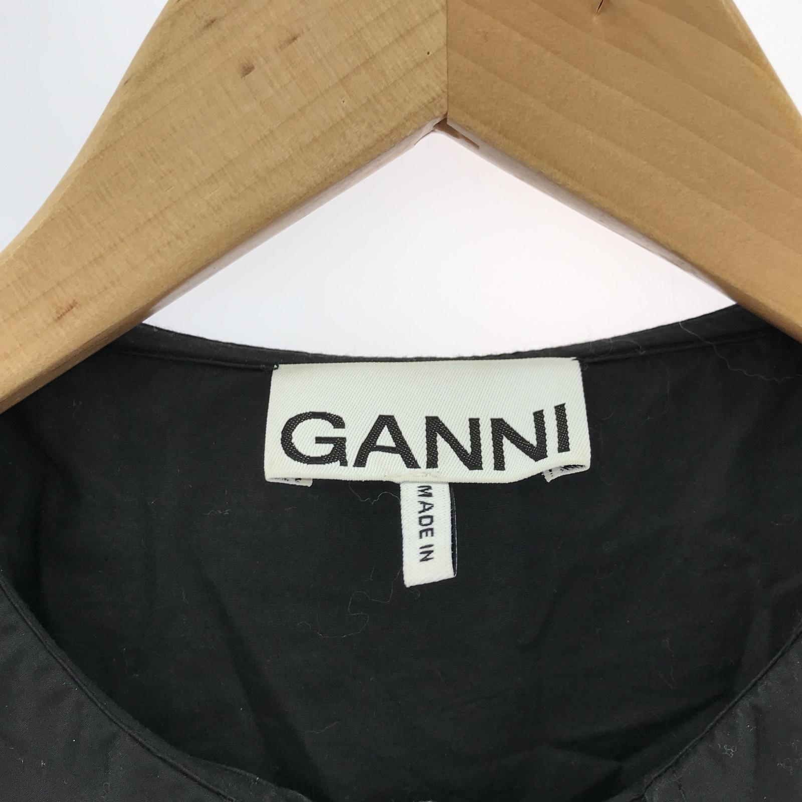 その他トップス GANNI Cotton Poplin Double/ブラウス/BLK/F8262 ブラック