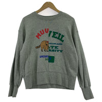 その他トップス MUVEIL 裏毛プルオーバー/スウェット/GRY 36