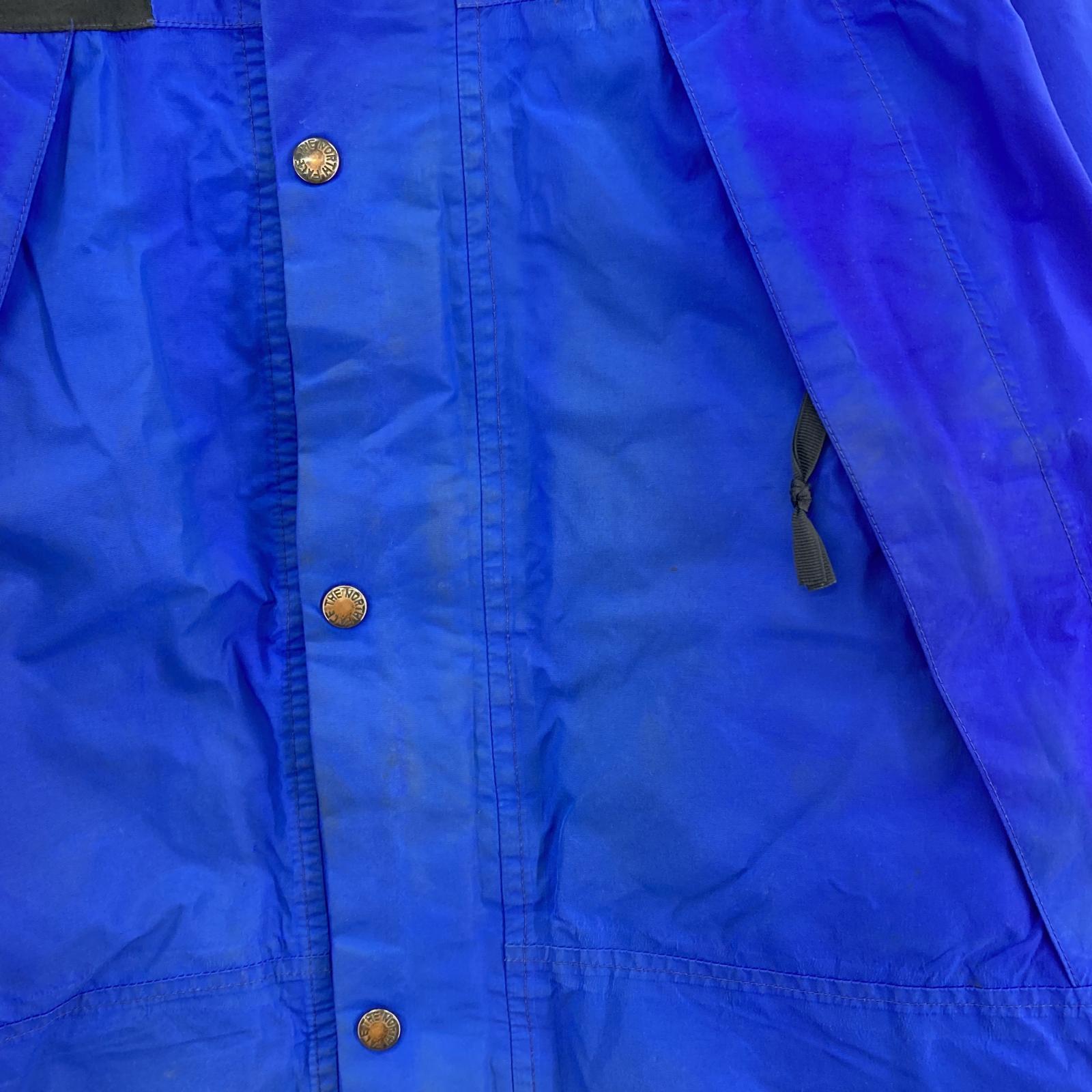 その他アウター old the north face gore-tex mountain parka 青 M M ブルー