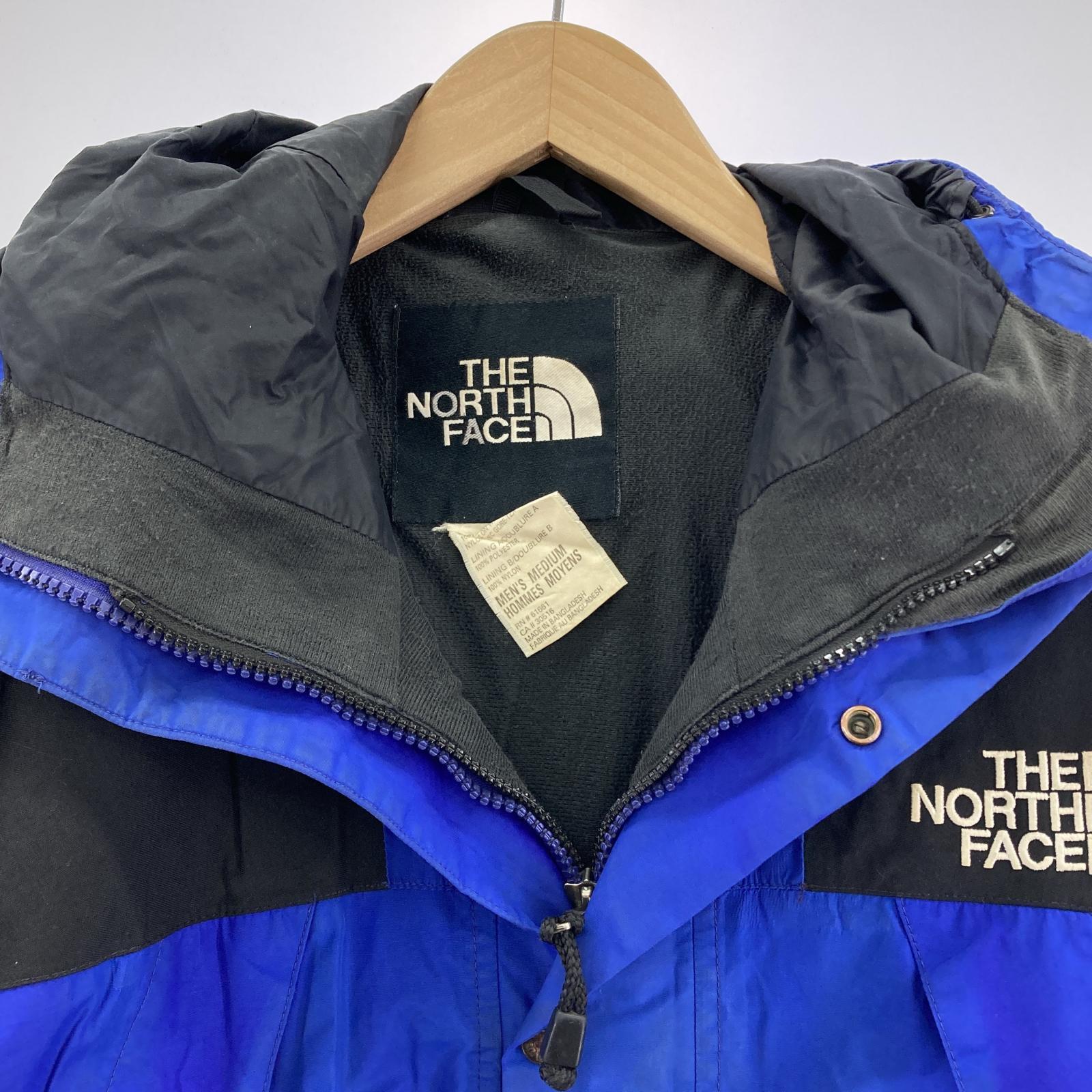 その他アウター old the north face gore-tex mountain parka 青 M M ブルー