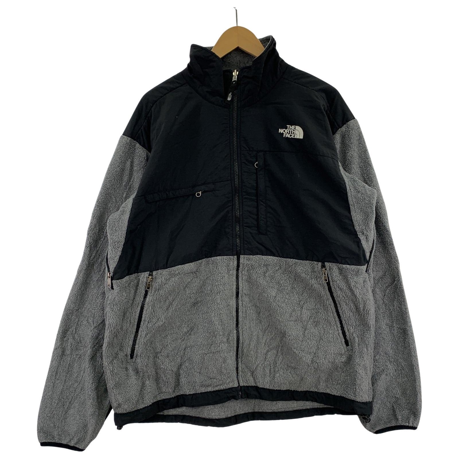 その他アウター old the north face fllece jacket グレー L