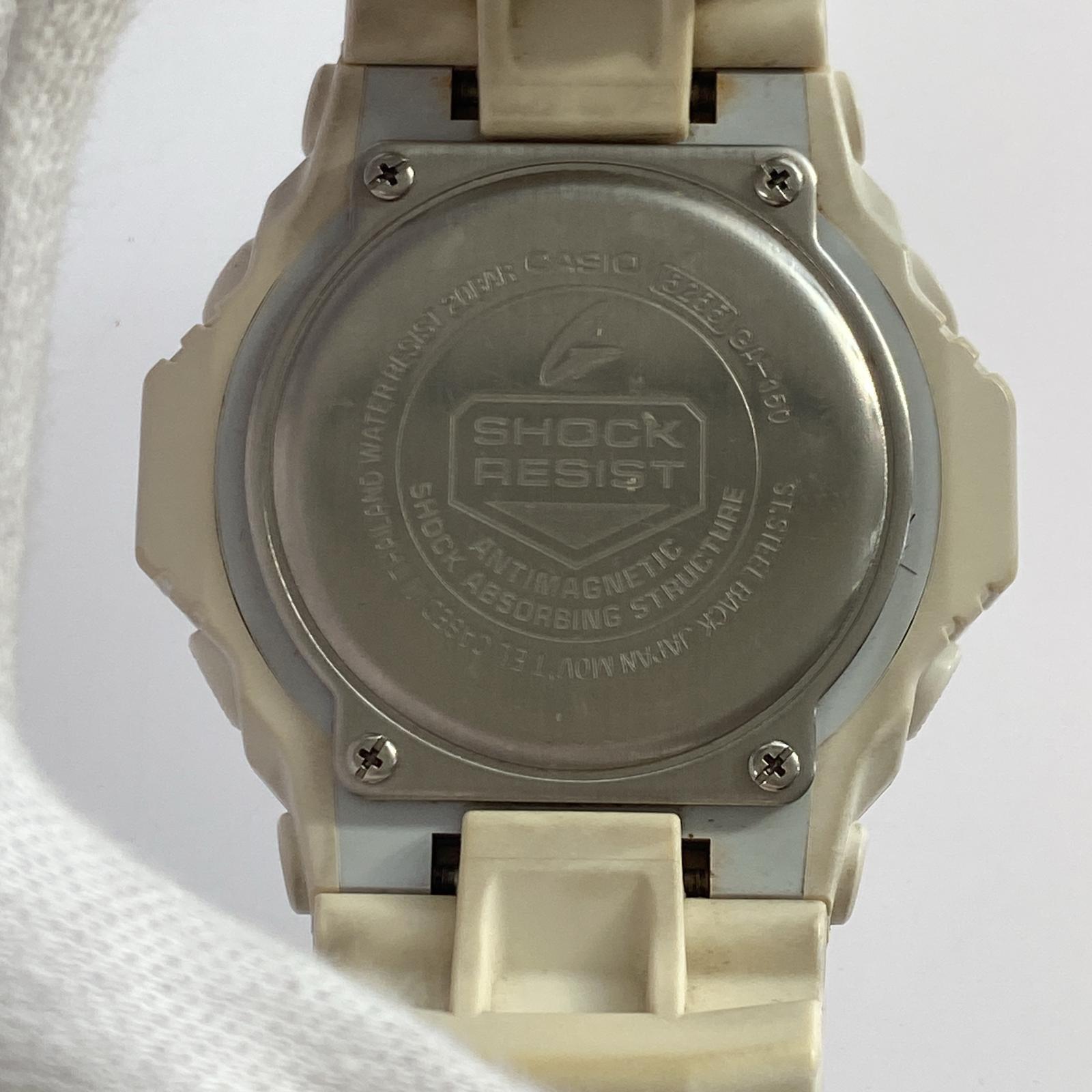 腕時計 G-SHOCK アナデジ 腕時計 GA-150-7AJF 白 ホワイト