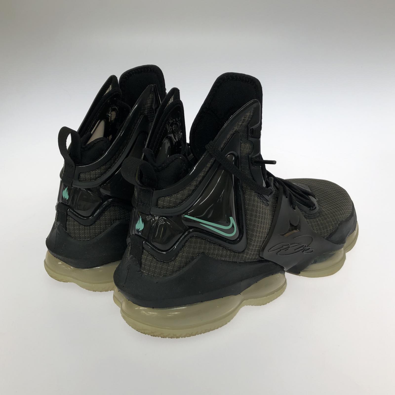 スニーカー NIKE LEBRON 19 Black Anthracite Green size28.5 CZ0203-003 28.5cm (US10 1/2 UK10 EU47) ブラック