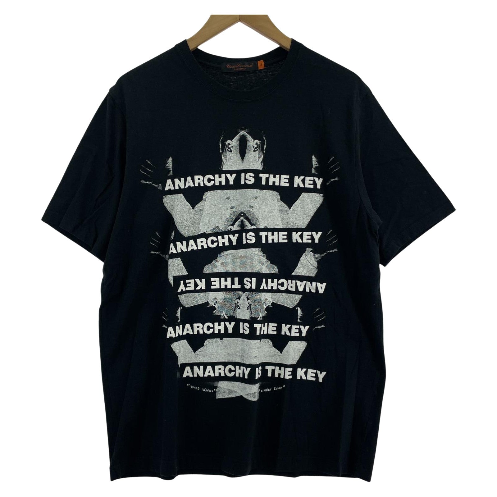 その他トップス UNDERCOVERISM T期 anarchy is the key Tee 3 ブラック 3 ブラック