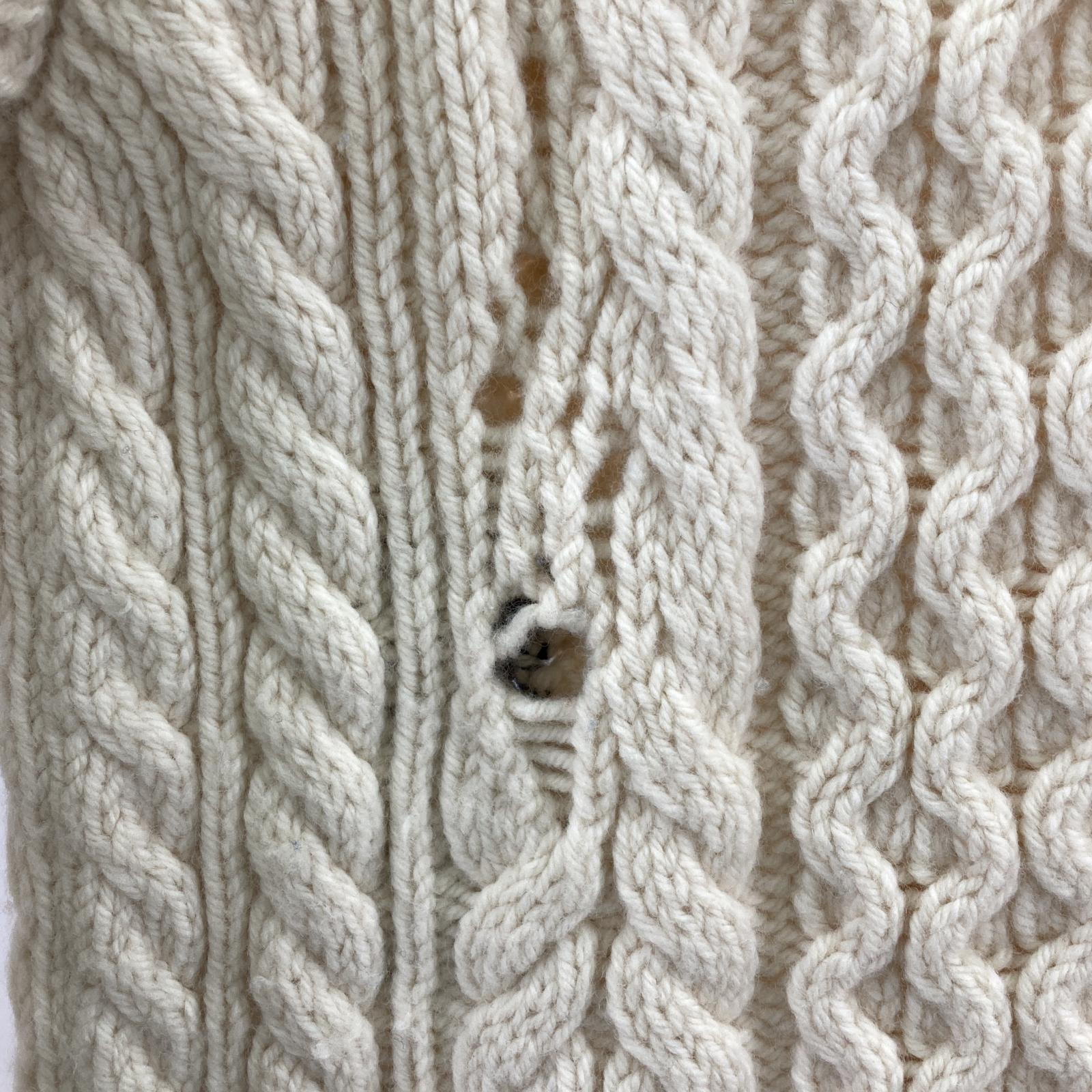 その他トップス DENHAM HVAN KNIT CMB クルーネックニット L ホワイト