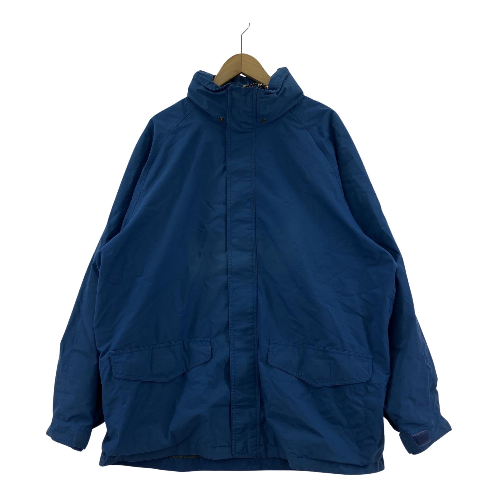 その他アウター 90s Eddie Bauer ナイロンジャケット 青 ( LL ブルー