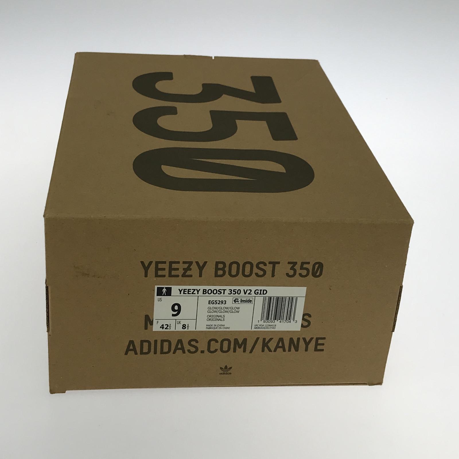 スニーカー adidas Yeezy Boost 350 V2 GLOW IN THE DARK 27.0cm EG5293 27cm (US9 UK8 1/2 EU44)