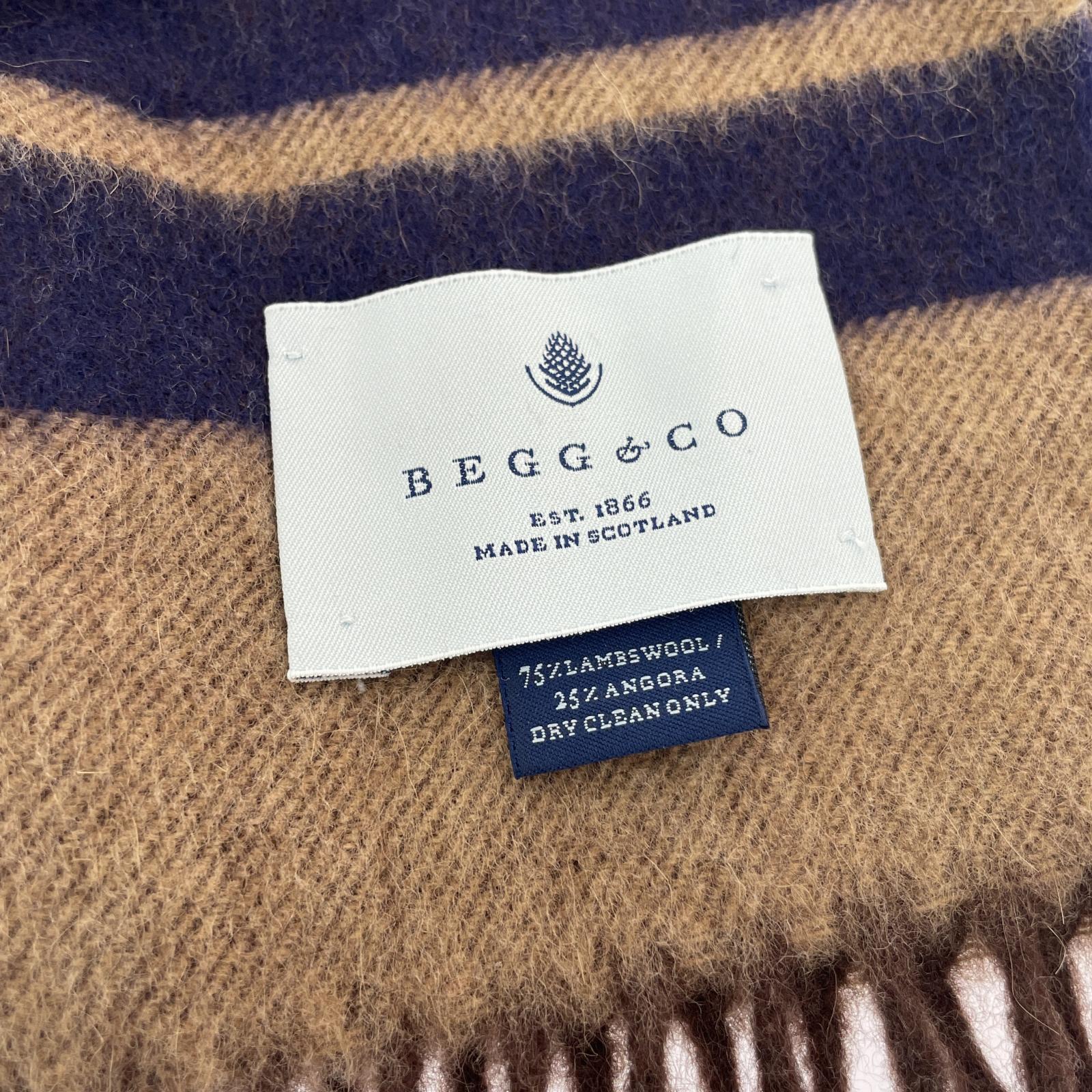 その他アクセサリー BEGG&CO ウール アンゴラ マフラー