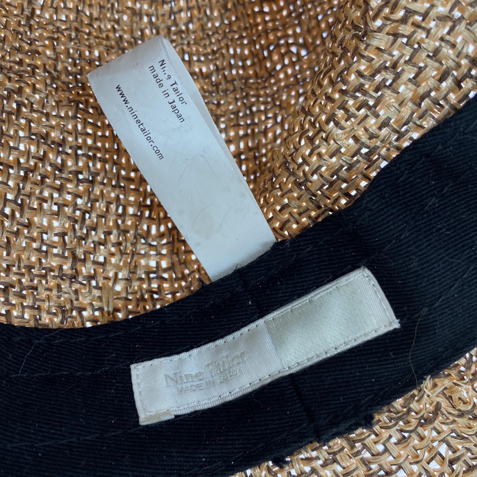 その他帽子 Nine Tailor 麦わら帽子 ハット ベージュ