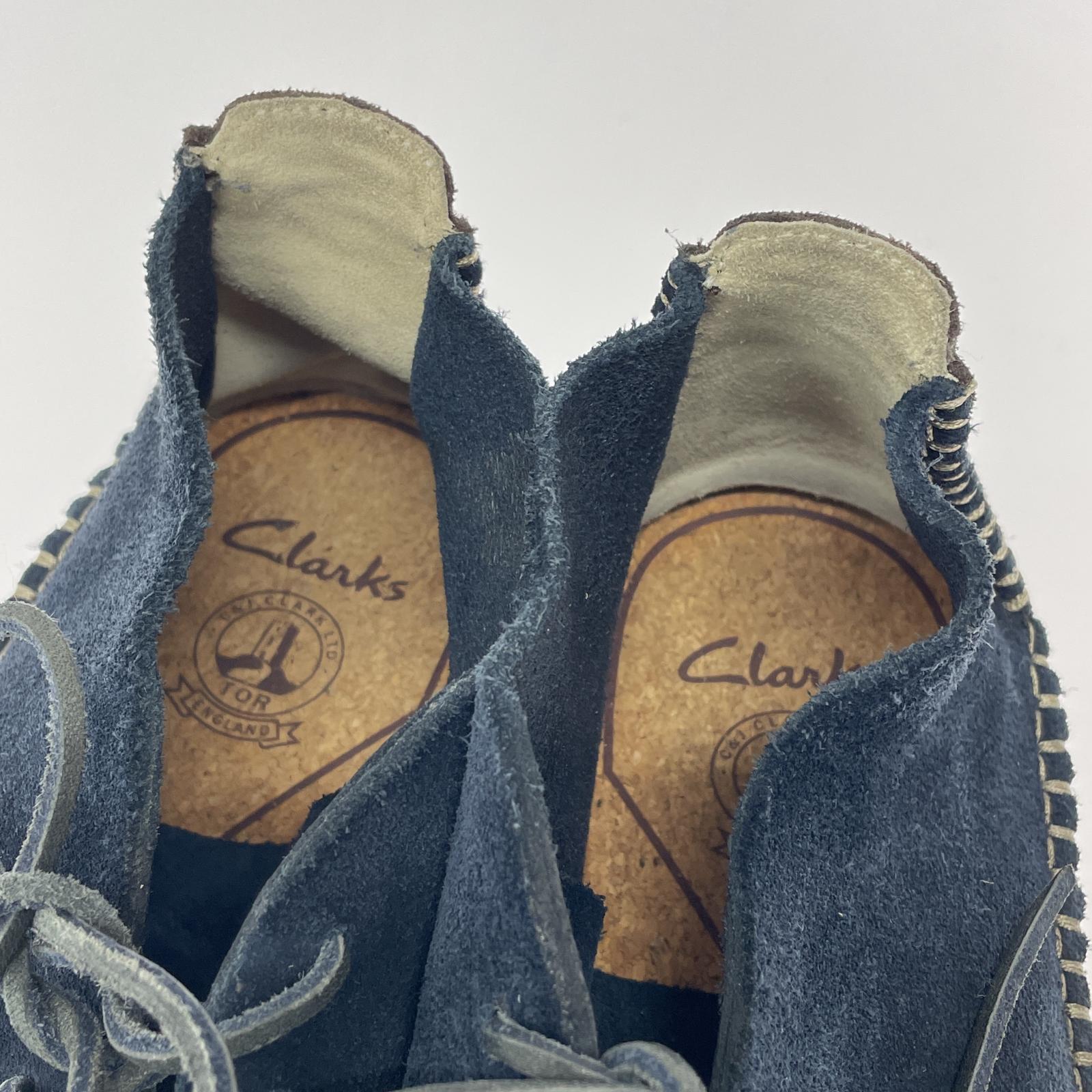その他靴 Clarks スウェードシューズ ネイビー ネイビー