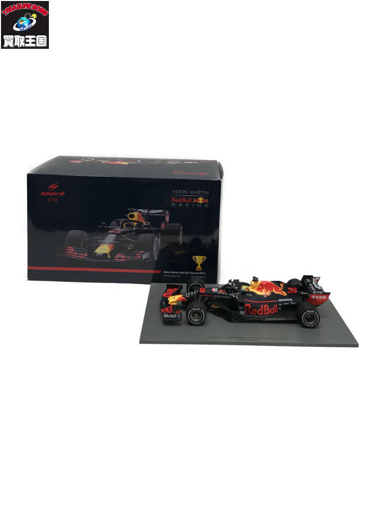 spark 1/18 Aston Martin Red Bull Racing RB15 2019 #33 スケールカー