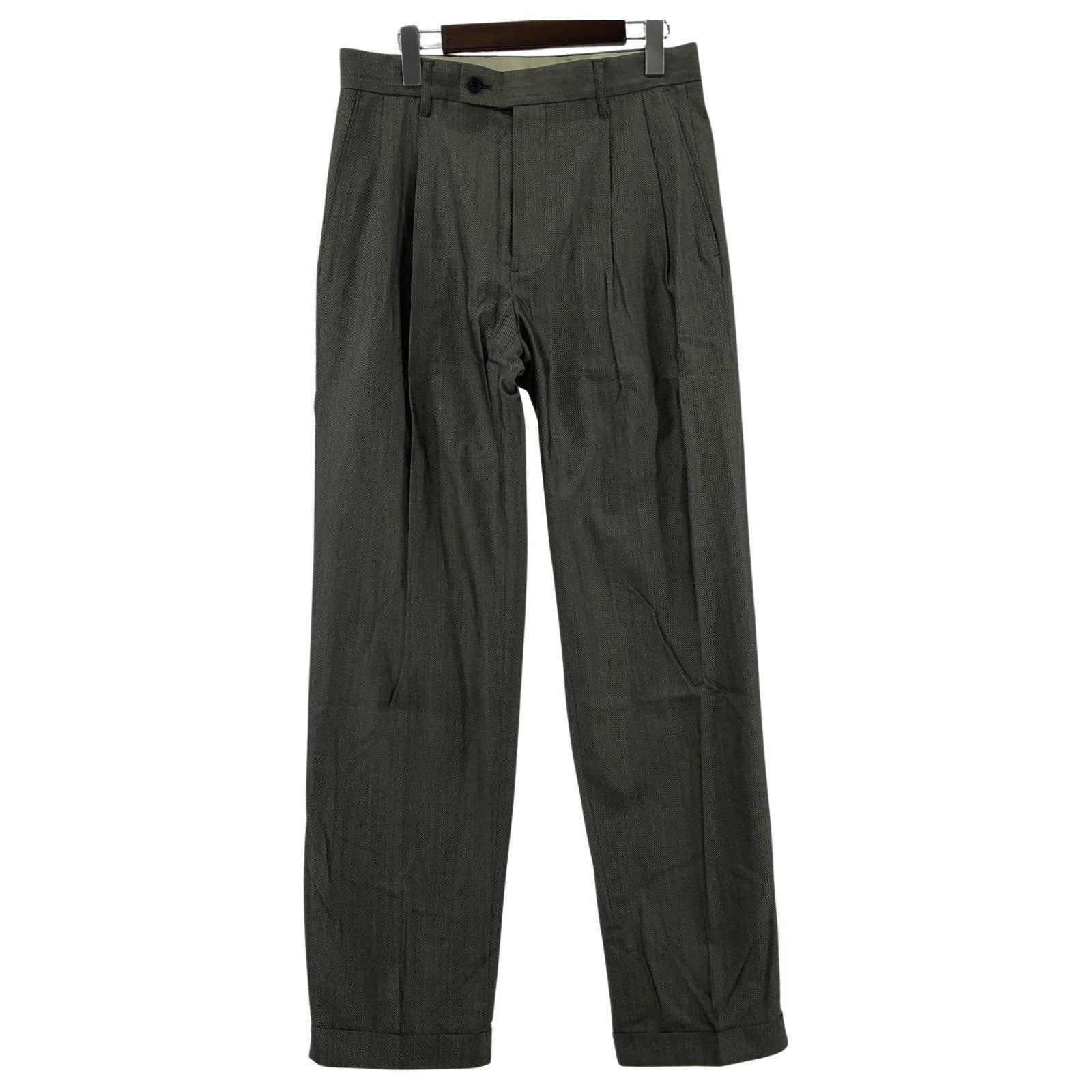 その他ボトムス Abelia Edward Goucher 24AW レーヨンウール2タックスラックス 2 24APT03 ブラック