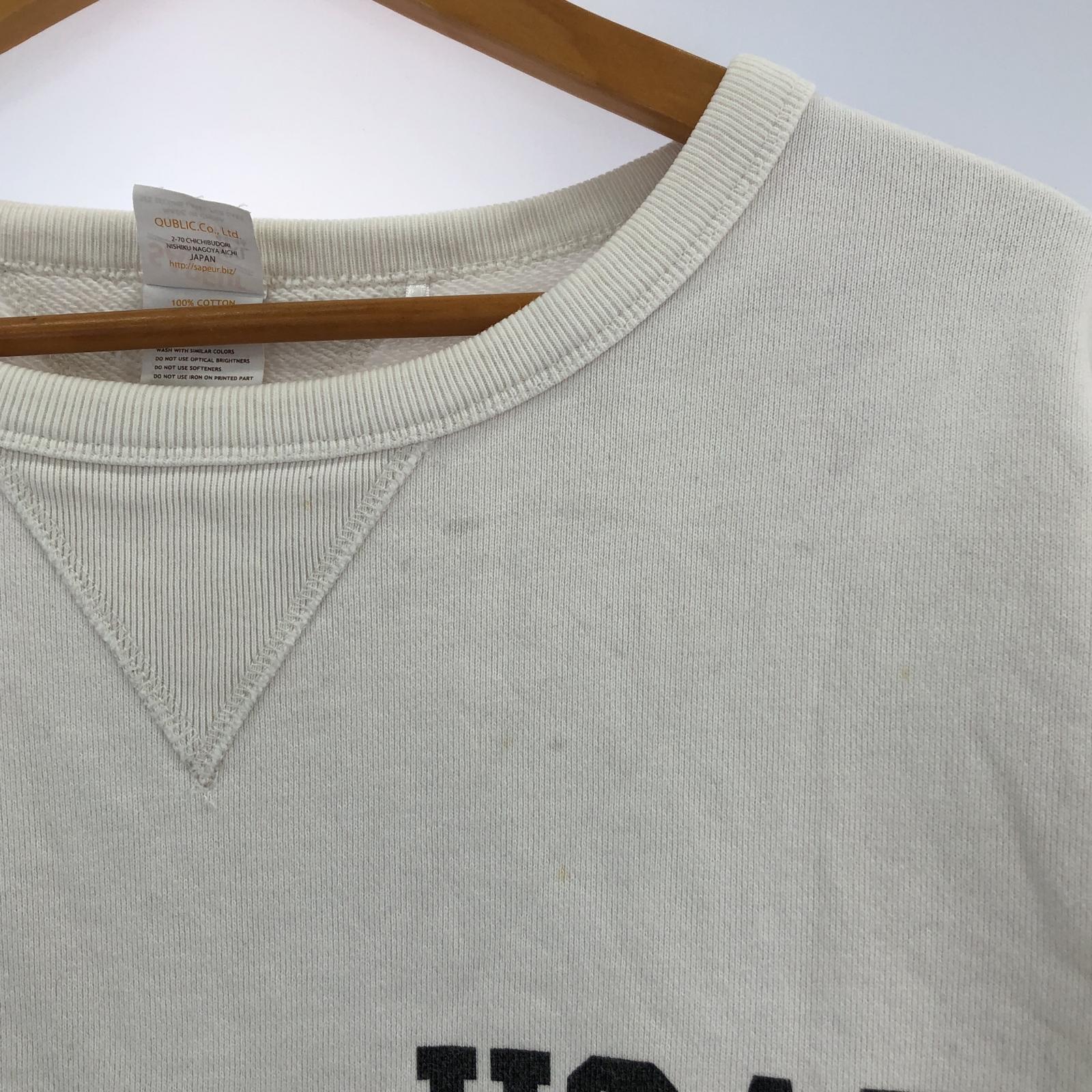 その他トップス SAPeur USAPE L/S スウェット 2XL WHT ホワイト